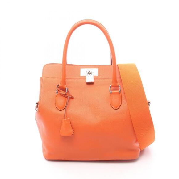 HERMES Handbags - Hermes Toolbox 26 Handbag, Evercolor, Women's, Orange
